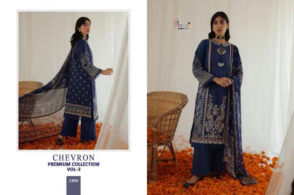 Shree Chevron Premium Collection 3 Cotton Designer Pakistani Salwar Suits